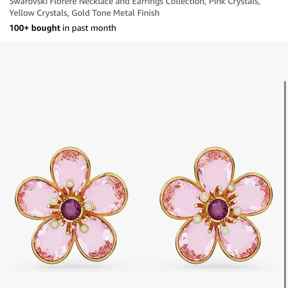 swarovski florere earrings - Picture 1 of 5